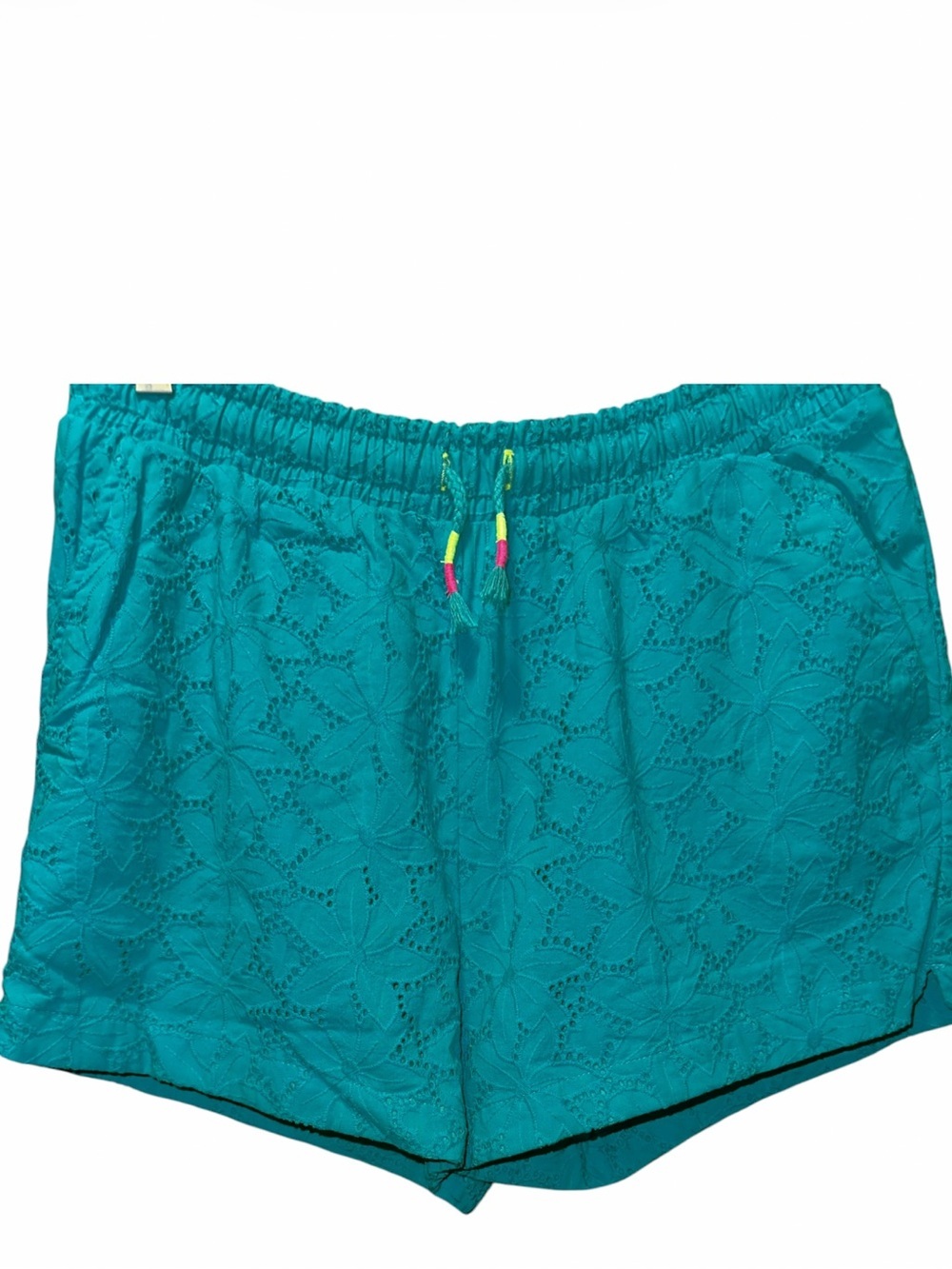 Cat & Jack Eyelet Drawstring Shorts